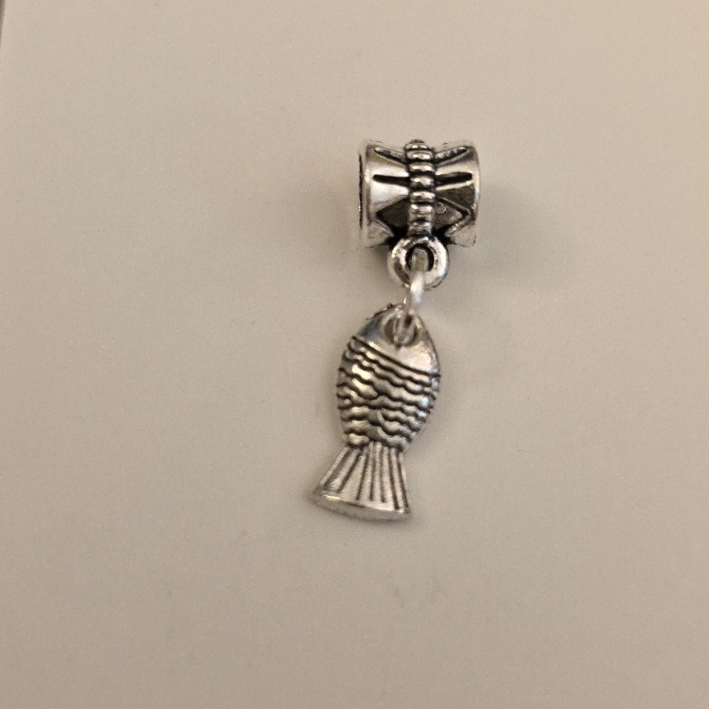 FISH  Charm for European Style Bracelets Tibeten alloys